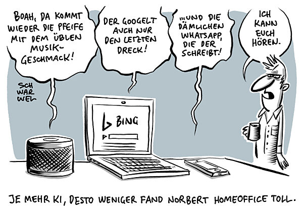 Nach uebergriffigen Antworten : Microsoft legt Bing-Chatbot an die Leine