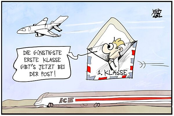 Wenn das Zweiklassensystem bei der Post eingefuehrt wird