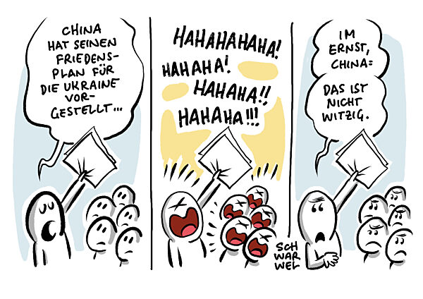 Zwoelf-Punkte-Papier vorgelegt : Skepsis nach Chinas Ukraine-Initiative