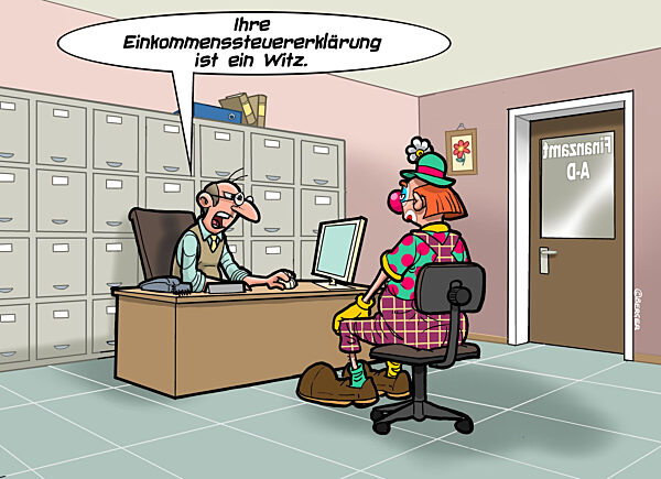 Clown Finanzamt
