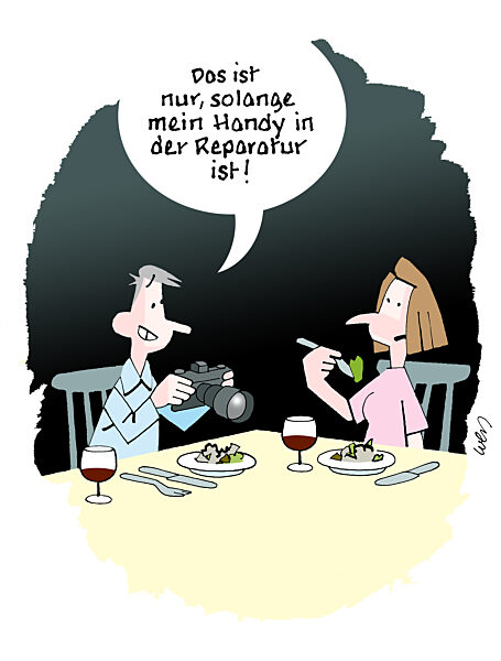 Old School Essensfotos