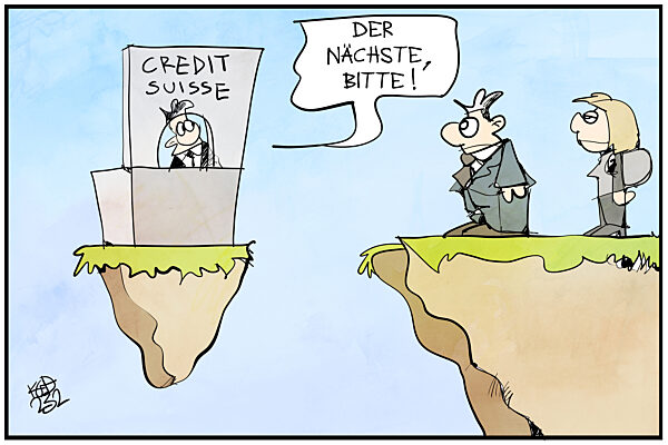 Absturz der Credit Suisse
