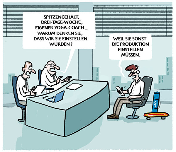 Einstellungsgespraech