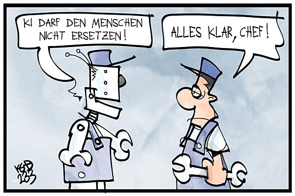 Kuenstliche Intelligenz darf den Menschen nicht ersetzen