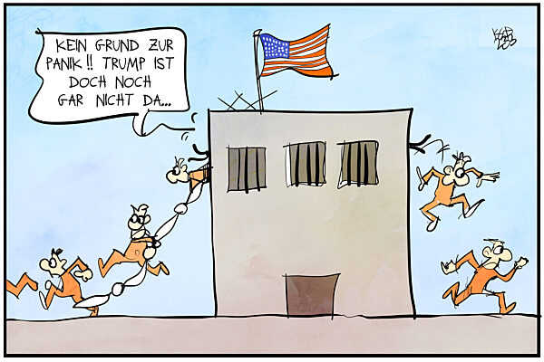 Wenn Trump ins Gefaengnis kommt