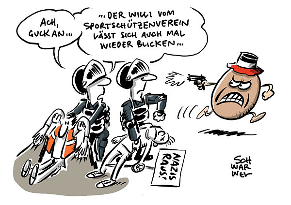 Fuenf neue Beschuldigte : SEK-Beamter bei Reichsbuerger-Razzia verletzt