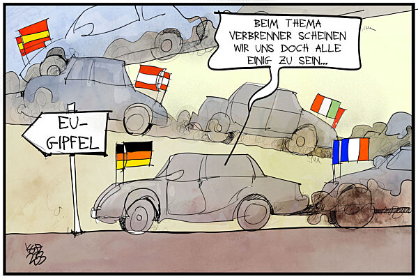 Verbrenner-Debatte beim EU-Gipfel