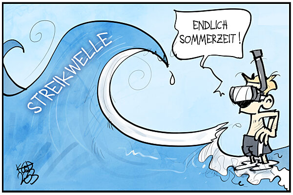 Streikwelle und Sommerzeit
