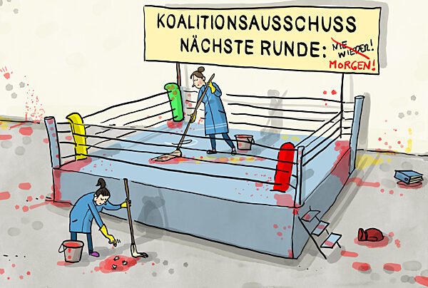 Koalitionsausschuss unterbrochen