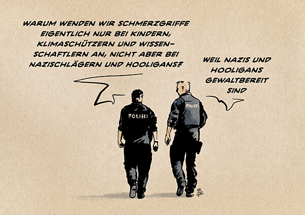 Schmerzgriffe des Buergerdialogs