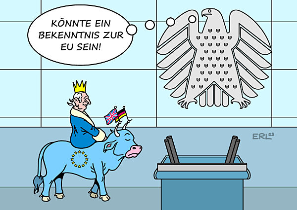 Koenig Charles im Bundestag