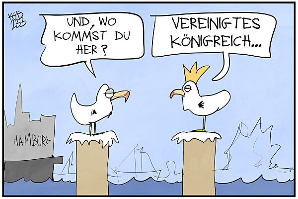 Charles III. in Hamburg