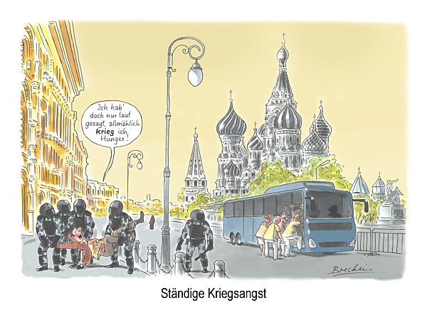 Staendige Kriegsangst