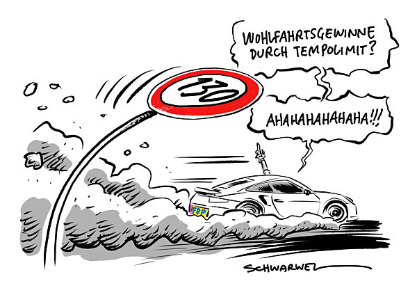 Studie ueber Tempo 130 ? Tempolimit koennte Wirtschaft nutzen