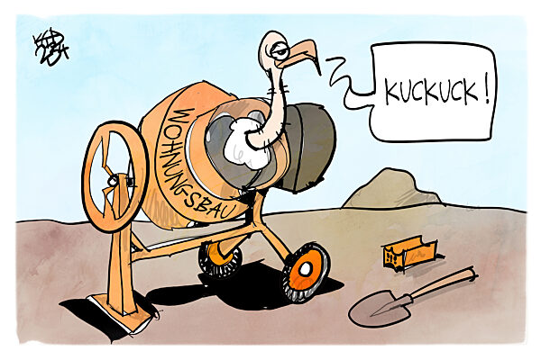 Einbruch beim Wohnungsbau