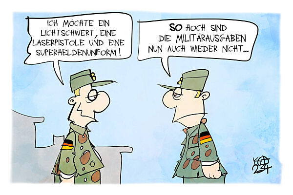 Militaerausgaben erreichen Rekordhoehe