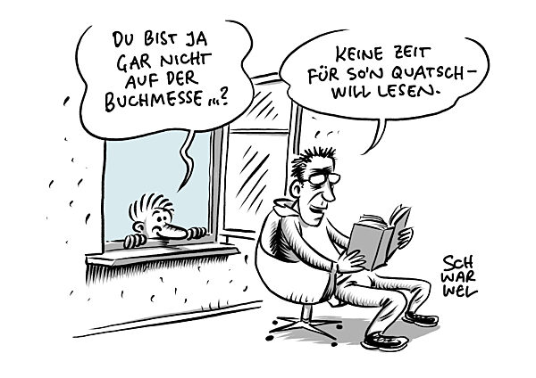 Leipziger Buchmesse begonnen : Viel Laerm um Buecher