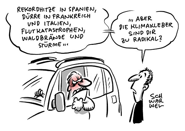 Klima-Kleber-Proteste : Gewalt gegen Aktivisten erreicht neue Stufe