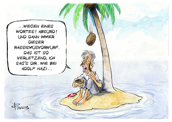 Gespraeche unter Palmen