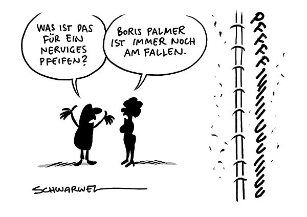 Partei-Austritt und Krankmeldung : Absturz von Boris Palmer