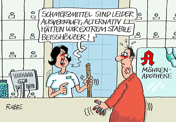 Bissiges und Schmerzmittel