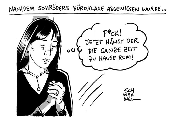 Altkanzler Schroeder keinen Anspruch auf Buero im Bundestag