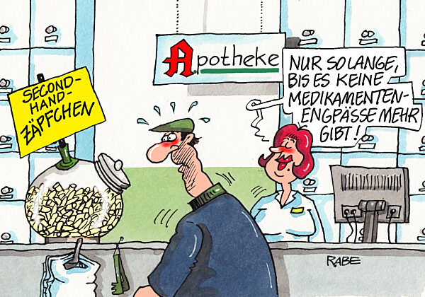 Apotheke mit Engpaessen