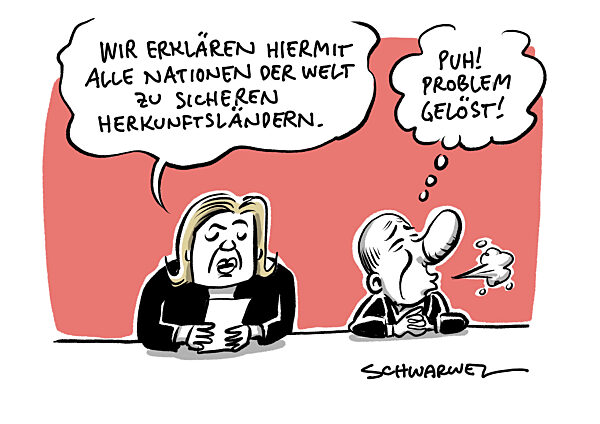 Migrationsgipfel am Mittwoch : Liste sicherer Herkunftslaender koennte wach