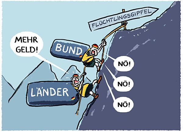 Kurz vorm Migrationsgipfel