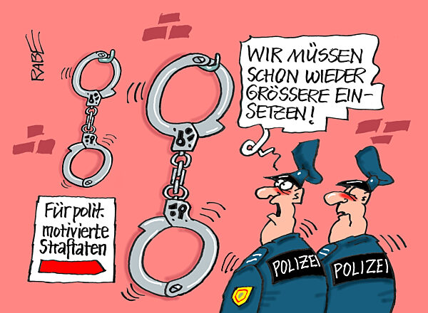 Handschellen anlegen