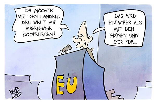 Scholz vor dem EU-Parlament