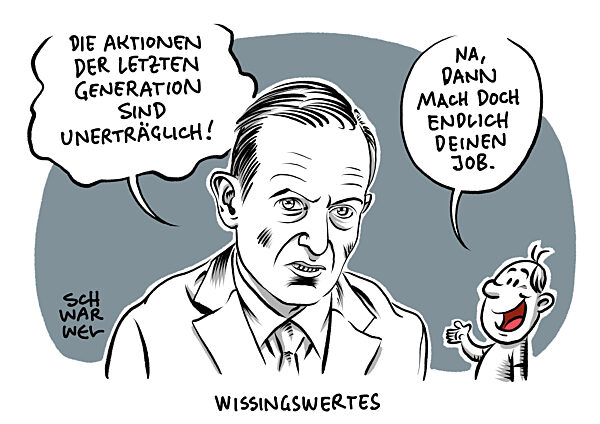 Wissing im Bundestag : Letzte-Generation-Aktionen unertraeglich