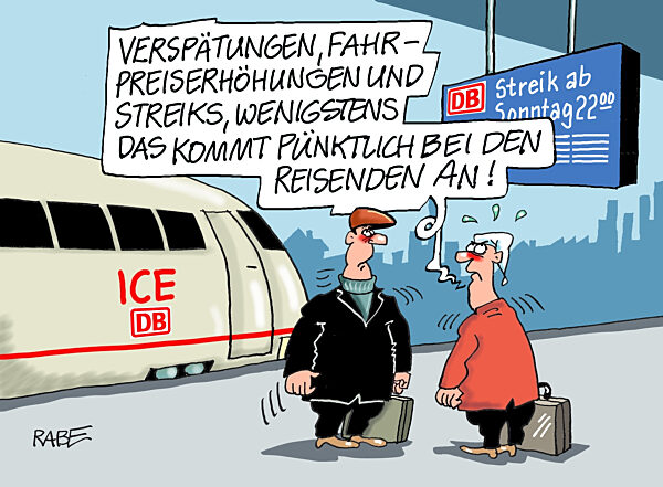 Puenktlichkeit ist eine Zier