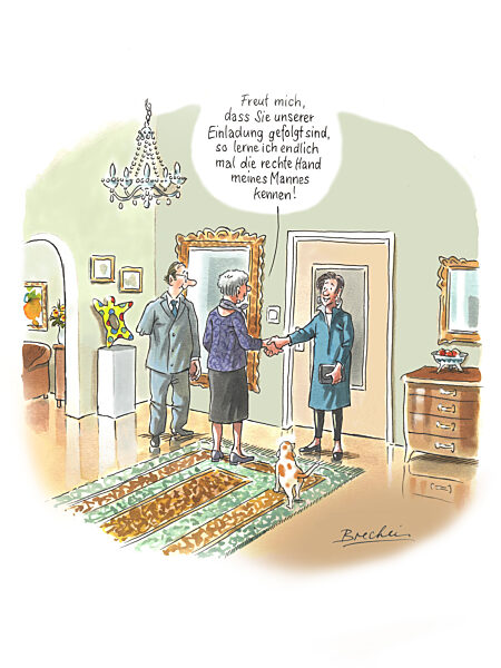 Die rechte Hand des Chefs