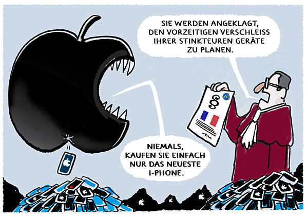 Anklage gegen Apple wegen geplanter Obsoleszenz