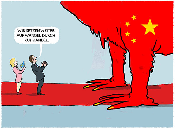 Macron und von der Leyen in Peking