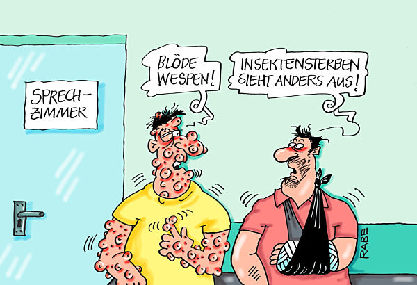 Sticheleien im Wartezimmer