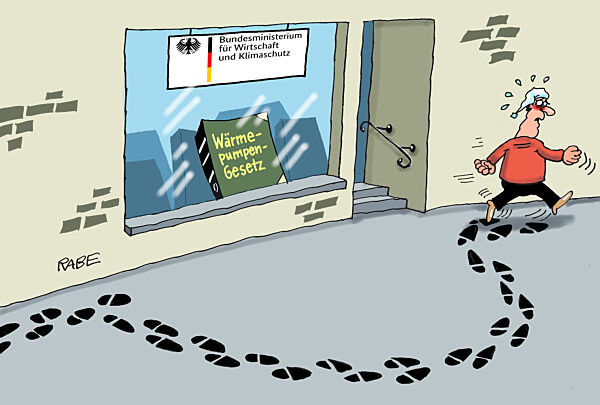 Ladenhueter in der Auslage