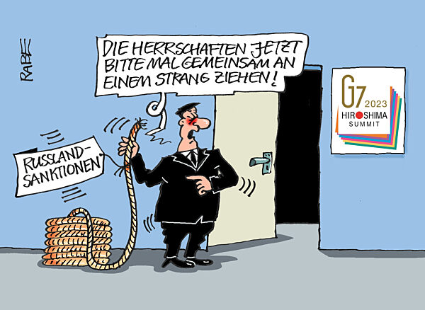 Gipfel mit Strangziehen