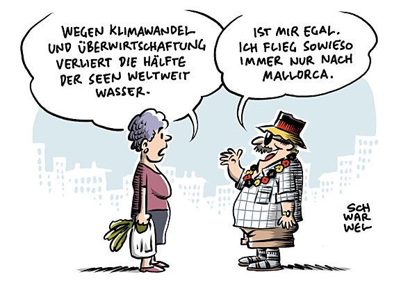 Klimawandel : Mehr als die Haelfte der Seen weltweit verliert Wasser
