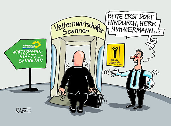 Koerperscanner in Aktion