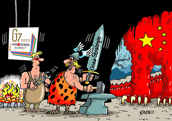 Schwertschmiede auf dem Gipfel