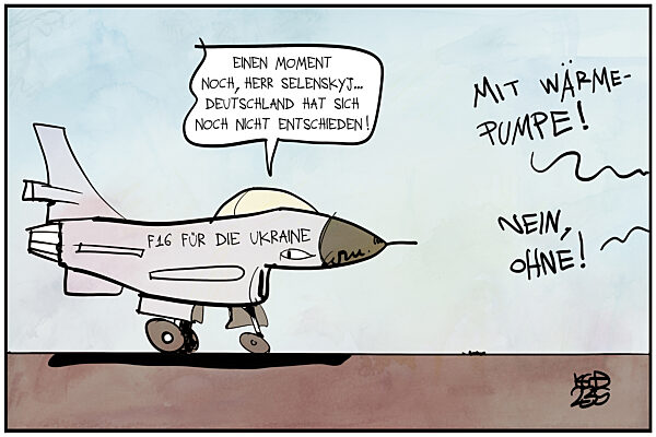 Deutschland bleibt bei Kampfjet-Lieferungen zurueckhaltend