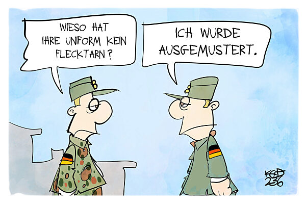 Debatte ueber die Wiedereinfuehrung der Musterung