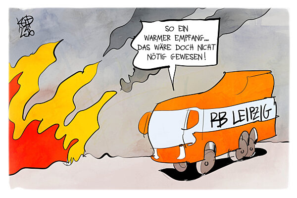 Ausschreitungen in Leipzig