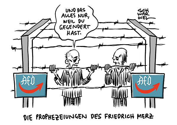 Merz schimpft auf Gendersprache : Hunderte Stimmen mehr fuer die AfD