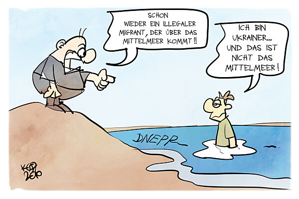 Ueberflutung in der Ukraine