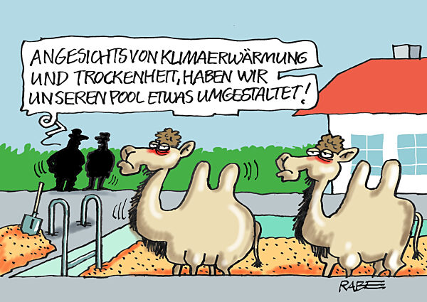 Sand im Swimmingpool