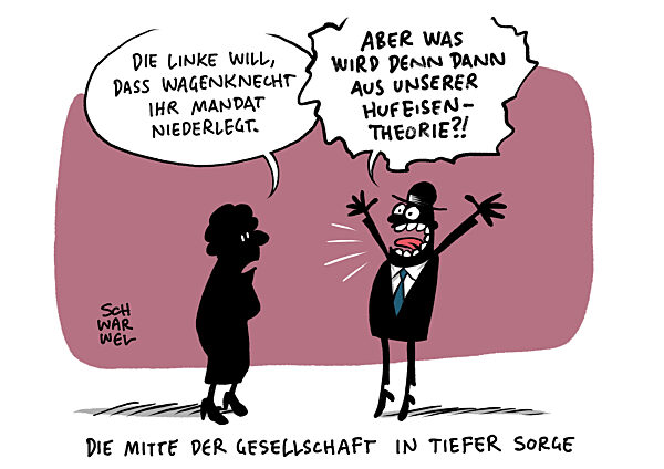 Linke-Vorstand zu Wagenknecht : Wir planen die Zukunft der Partei ohne sie
