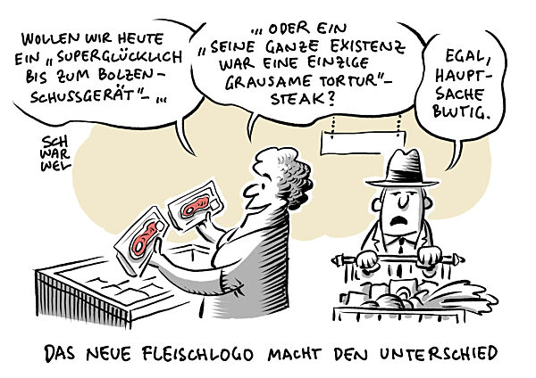 Kennzeichnung der Tierhaltung : Bundestag beschliesst neues Fleischlogo
